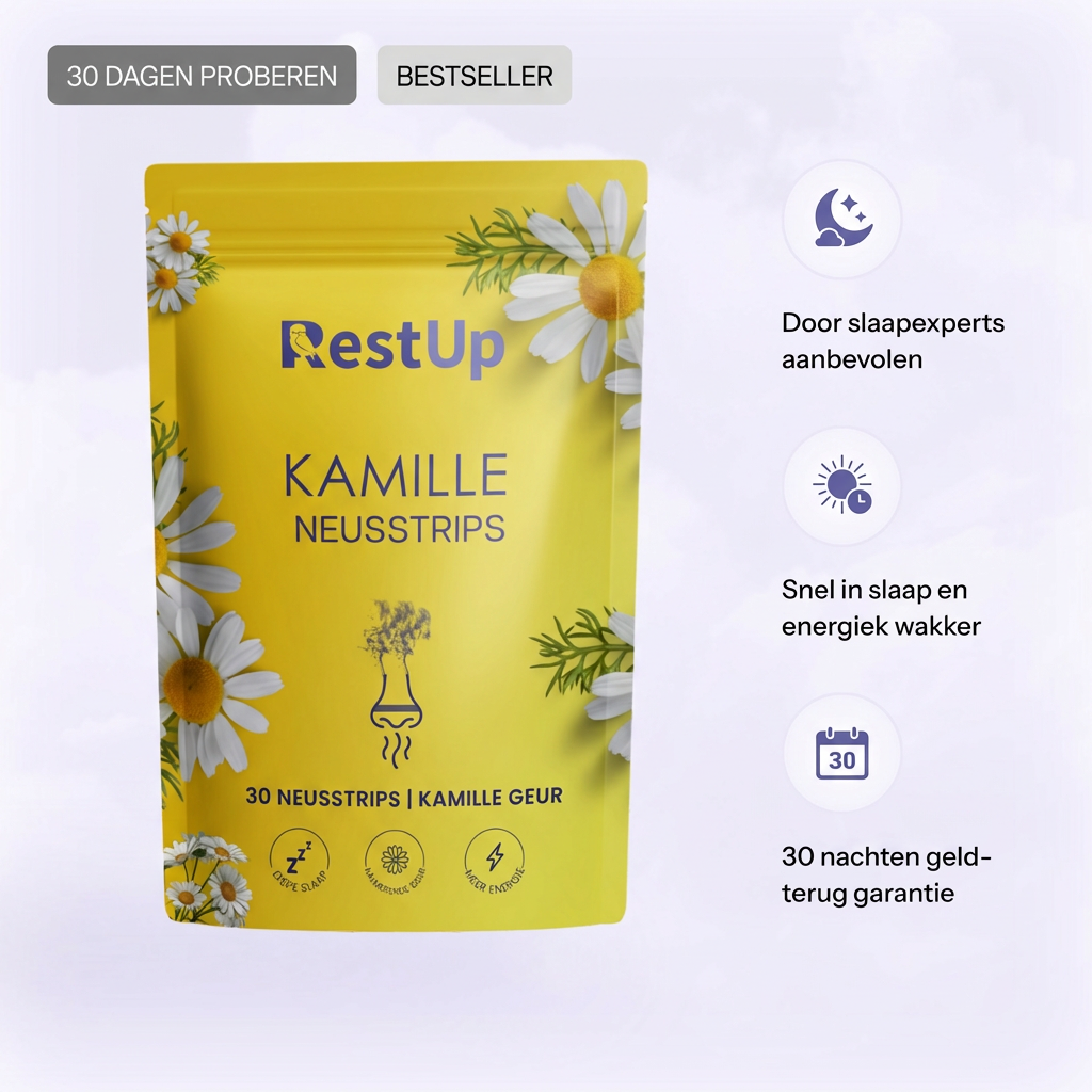 Kamille Neusstrips | Eindelijk Doorslapen & Energiek Wakker Worden