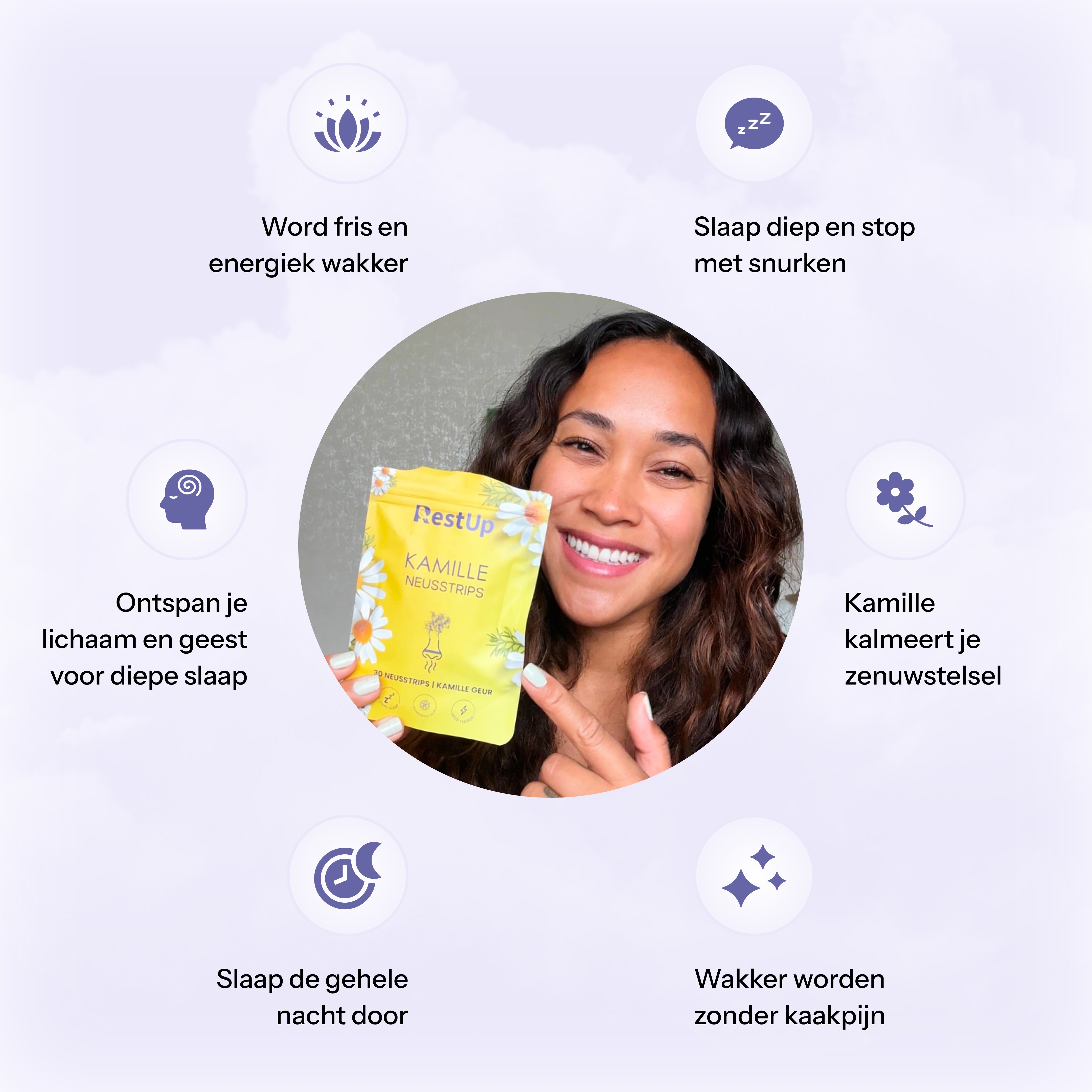 Kamille Neusstrips | Eindelijk Doorslapen & Energiek Wakker Worden